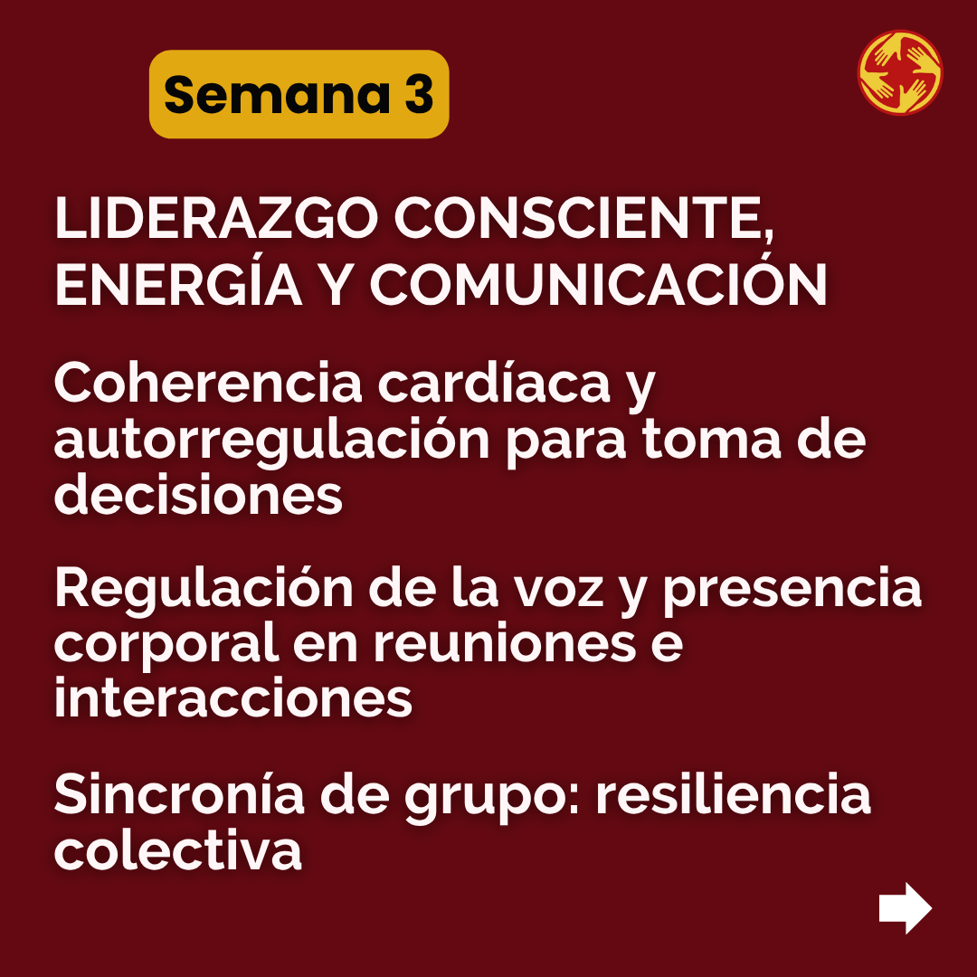 Semana 3 — Liderazgo consciente, energía y comunicación